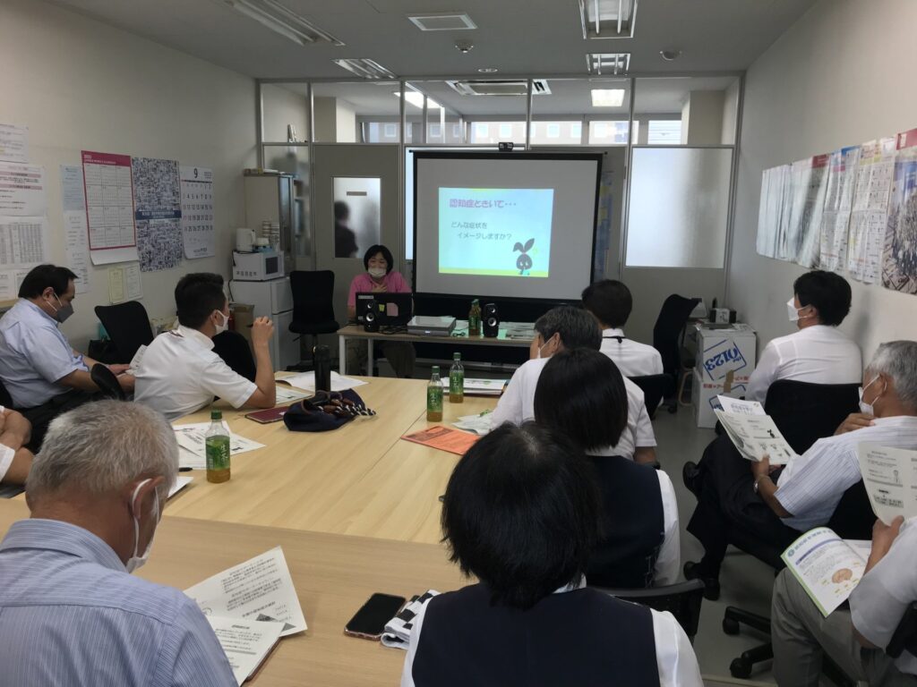 認知症サポーター養成講座受講風景
